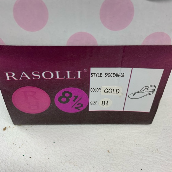 Rascoli Gold Sandals size 8.5 - Picture 2 of 4